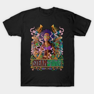 Woman Funky Steampunk T-Shirt